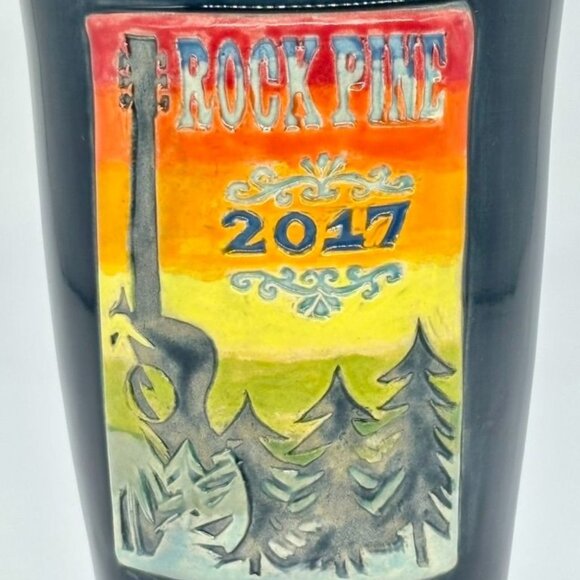 Artisan-Made Ceramic Mug or Vase Commemorative "Rock Pine 2017" Music Festival~~ - Picture 3 of 7